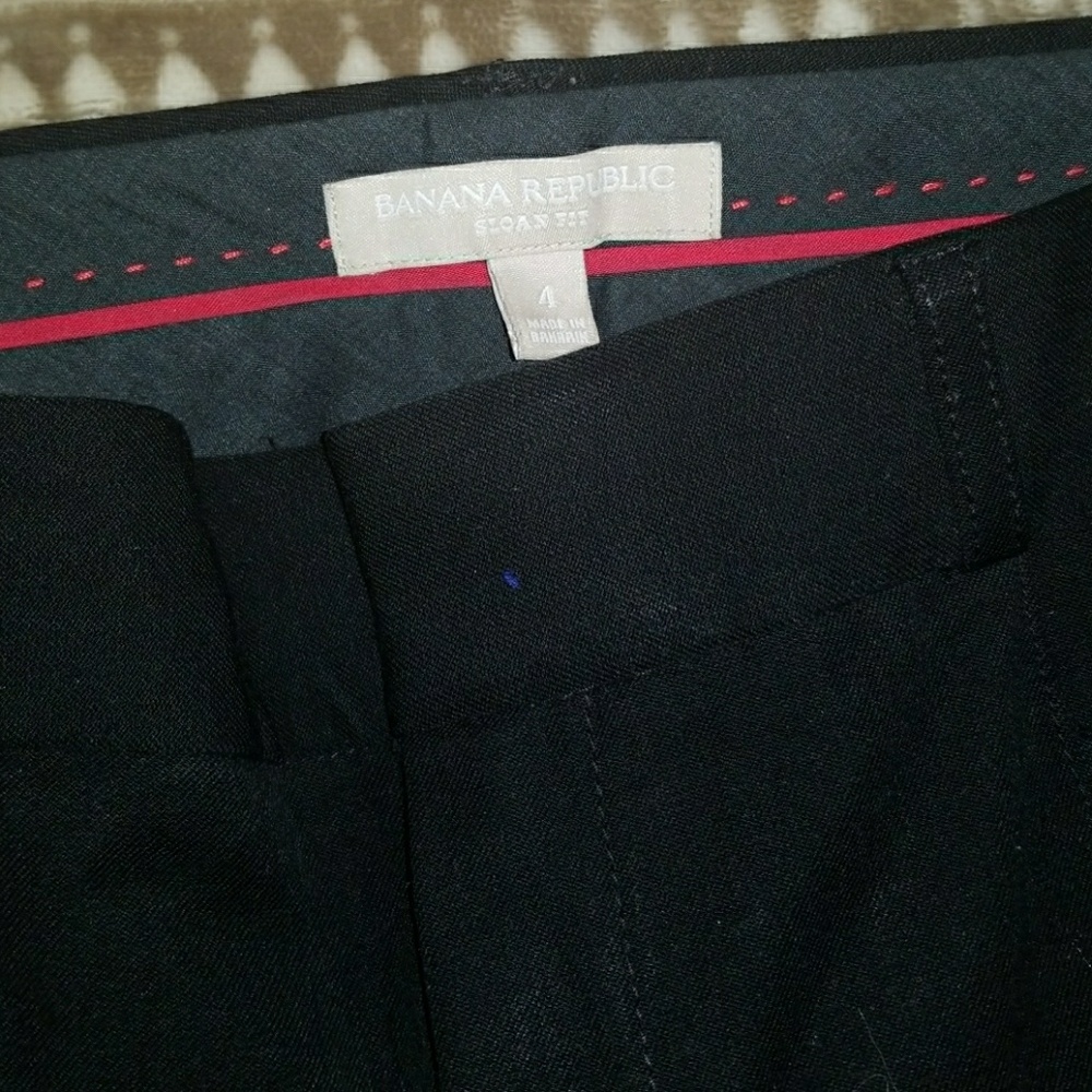 Black banana republic slacks